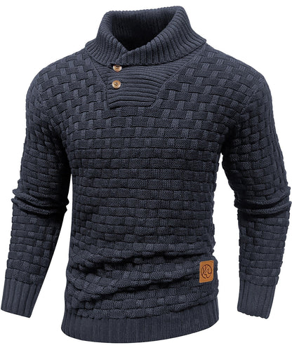 Herren Strickpullover mit Kragen – Warm & Stilvoll