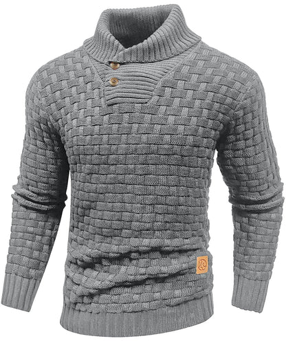 Herren Strickpullover mit Kragen – Warm & Stilvoll