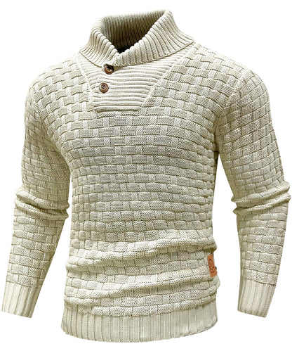 Herren Strickpullover mit Kragen – Warm & Stilvoll