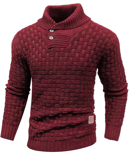 Herren Strickpullover mit Kragen – Warm & Stilvoll
