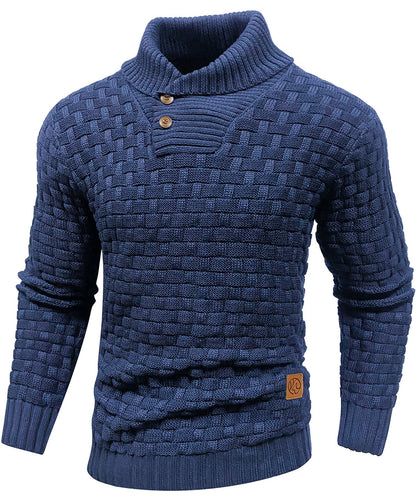 Herren Strickpullover mit Kragen – Warm & Stilvoll