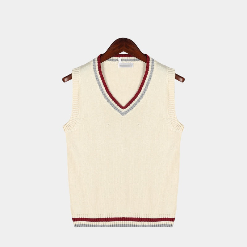 Herren Strickweste – Ärmelloser Pullover im Old Money Stil
