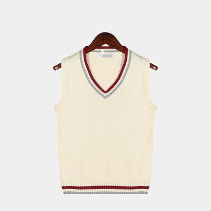 Herren Strickweste – Ärmelloser Pullover im Old Money Stil