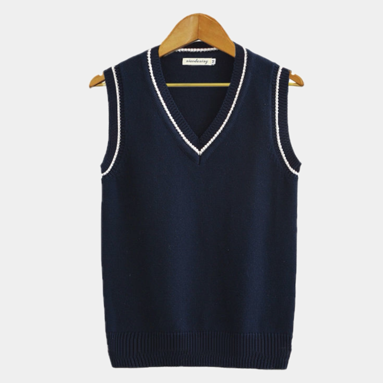 Herren Strickweste – Ärmelloser Pullover im Old Money Stil