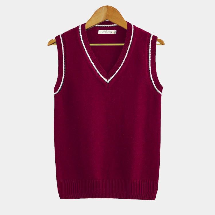 Herren Strickweste – Ärmelloser Pullover im Old Money Stil