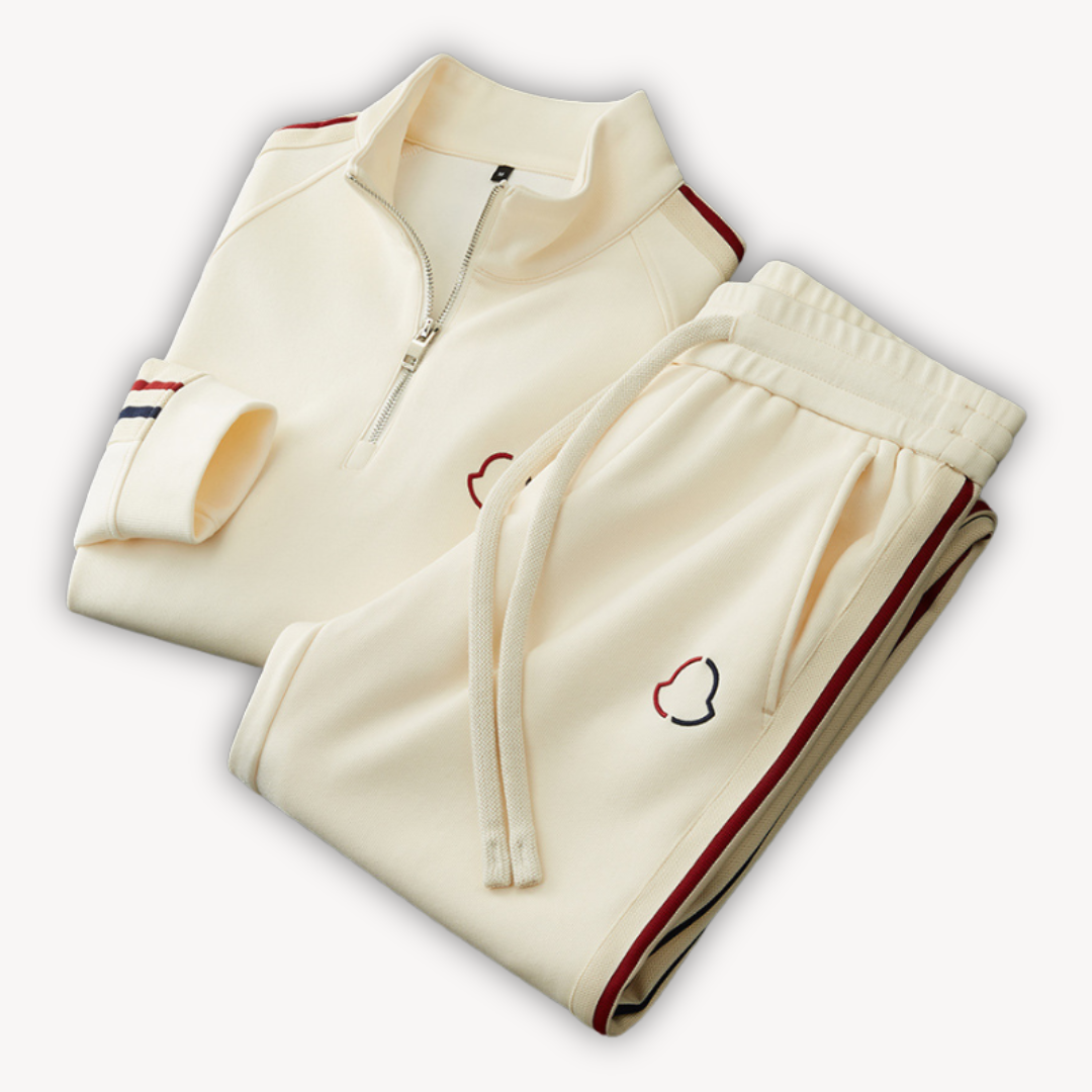 Herren Trainingsanzug aus Baumwolle – Zip-Up Set