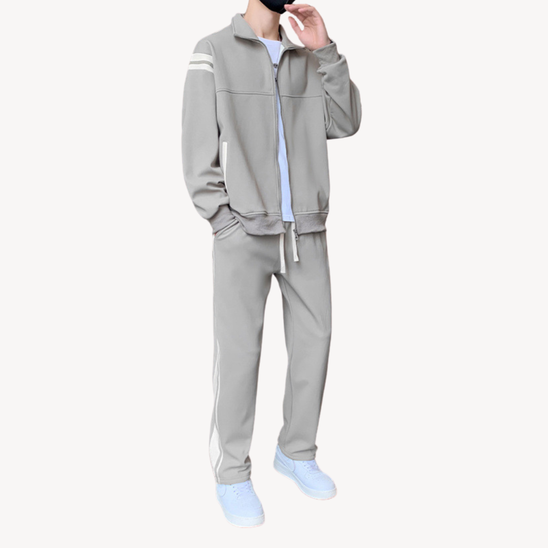 Herren Trainingsanzug – Baumwolle Zweiteiliges Set