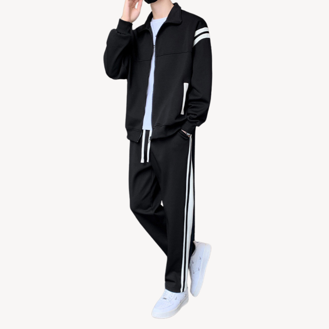 Herren Trainingsanzug – Baumwolle Zweiteiliges Set
