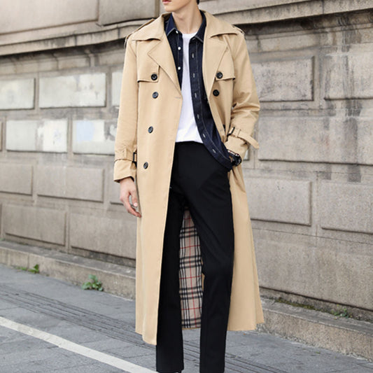 Herren Trenchcoat – Klassischer Old Money Stil