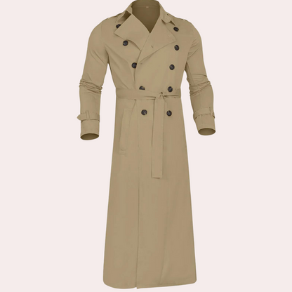 Herren Trenchcoat – Wasserabweisend & Casual Design