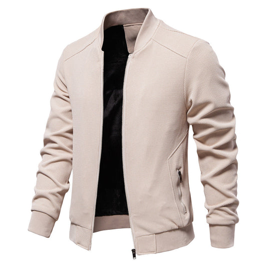 Herren Übergangsjacke mit Reißverschluss – Bequeme Herbst & Winterjacke