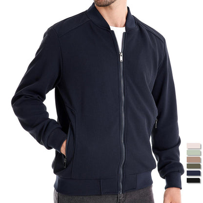 Herren Übergangsjacke mit Reißverschluss – Bequeme Herbst & Winterjacke