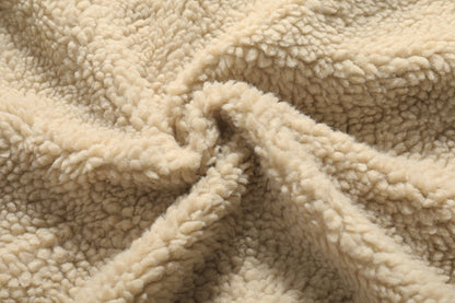 Herren Vintage Jacke mit Sherpa-Futter – Warm & Bequem für Winter