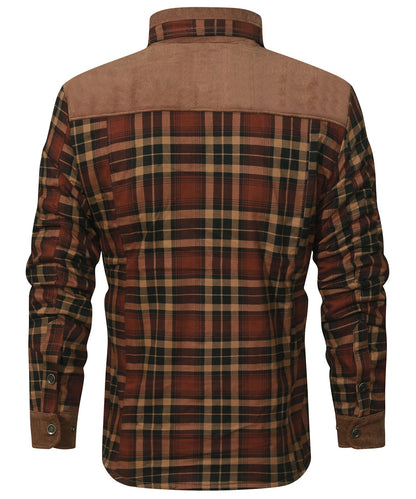 Herren warme Jacke mit Fellfutter – Bequem & Wintertauglich