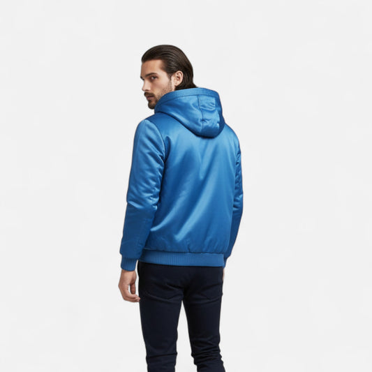 Herren Winterjacke – Mit Kapuze und Fleecefutter