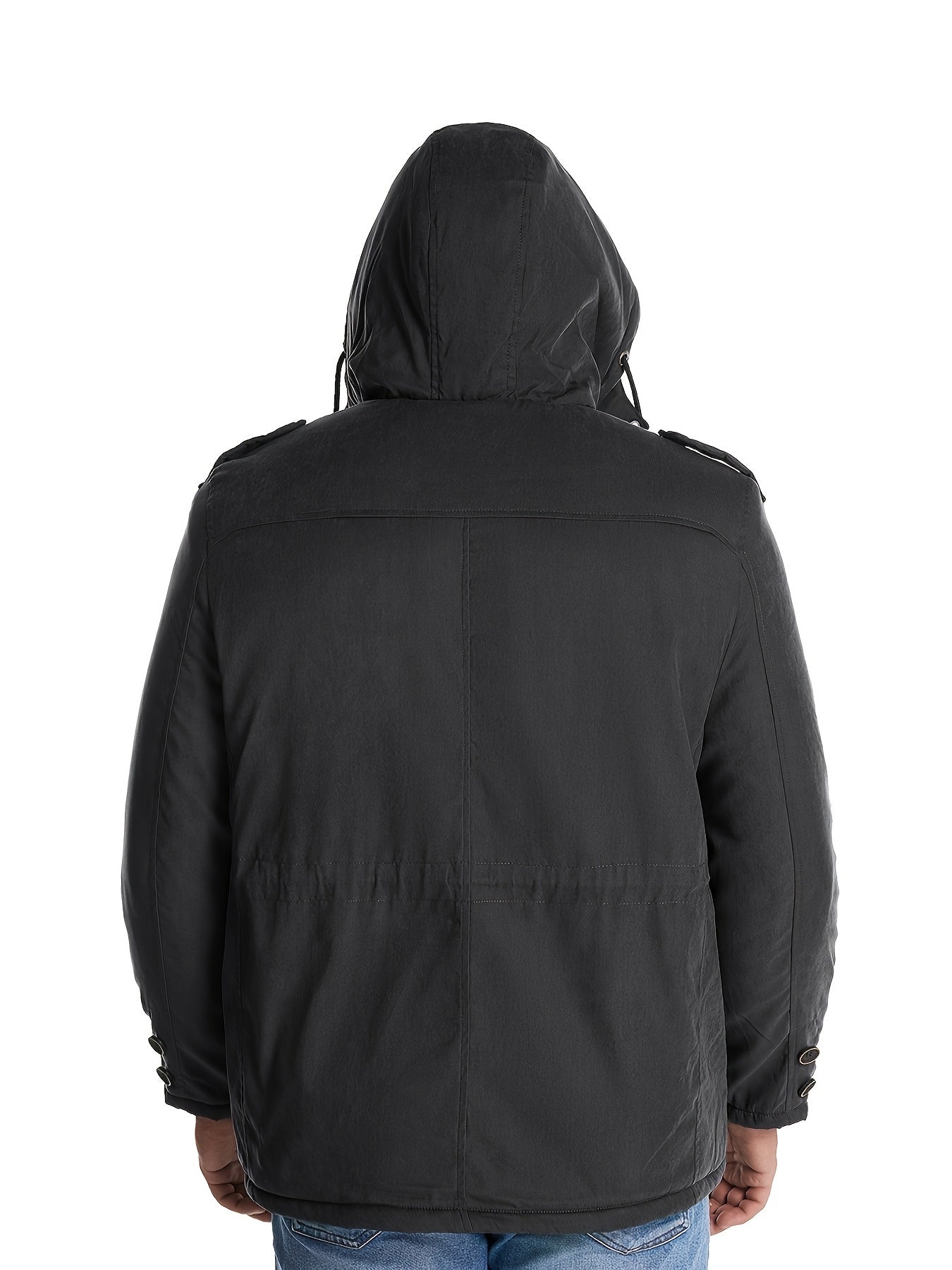 Men's winter jacket with hood – warm & comfortable
