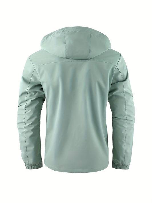 Men's winter jacket with hood – waterproof and warm