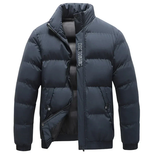 Herren Winterjacke Wasserabweisend – Mit Kragen & Klassischem Design