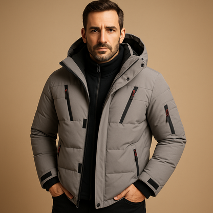 Herren Winterjacke – Wasserdicht mit Wärmendem Futter