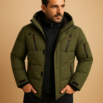 Herren Winterjacke – Wasserdicht mit Wärmendem Futter
