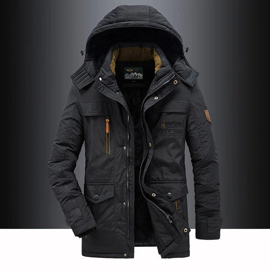 Men's Winter Parka – Lined with Fleece & Hood