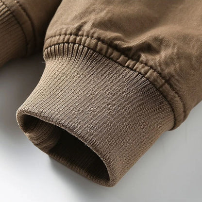 Herren Wollgefütterte warme Jacke – Winddicht & Bequem