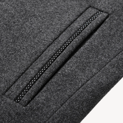 Herren Wollmantel – Lässiger Casual Mantel für Herbst & Winter