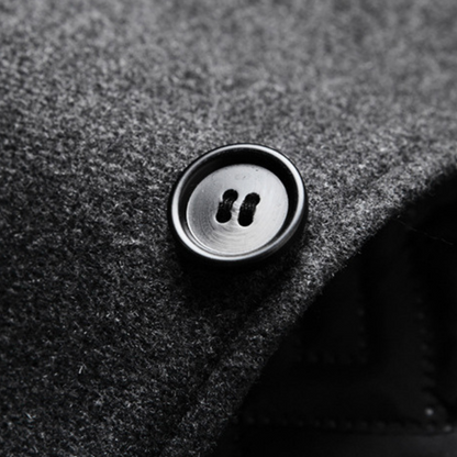 Herren Wollmantel – Lässiger Casual Mantel für Herbst & Winter