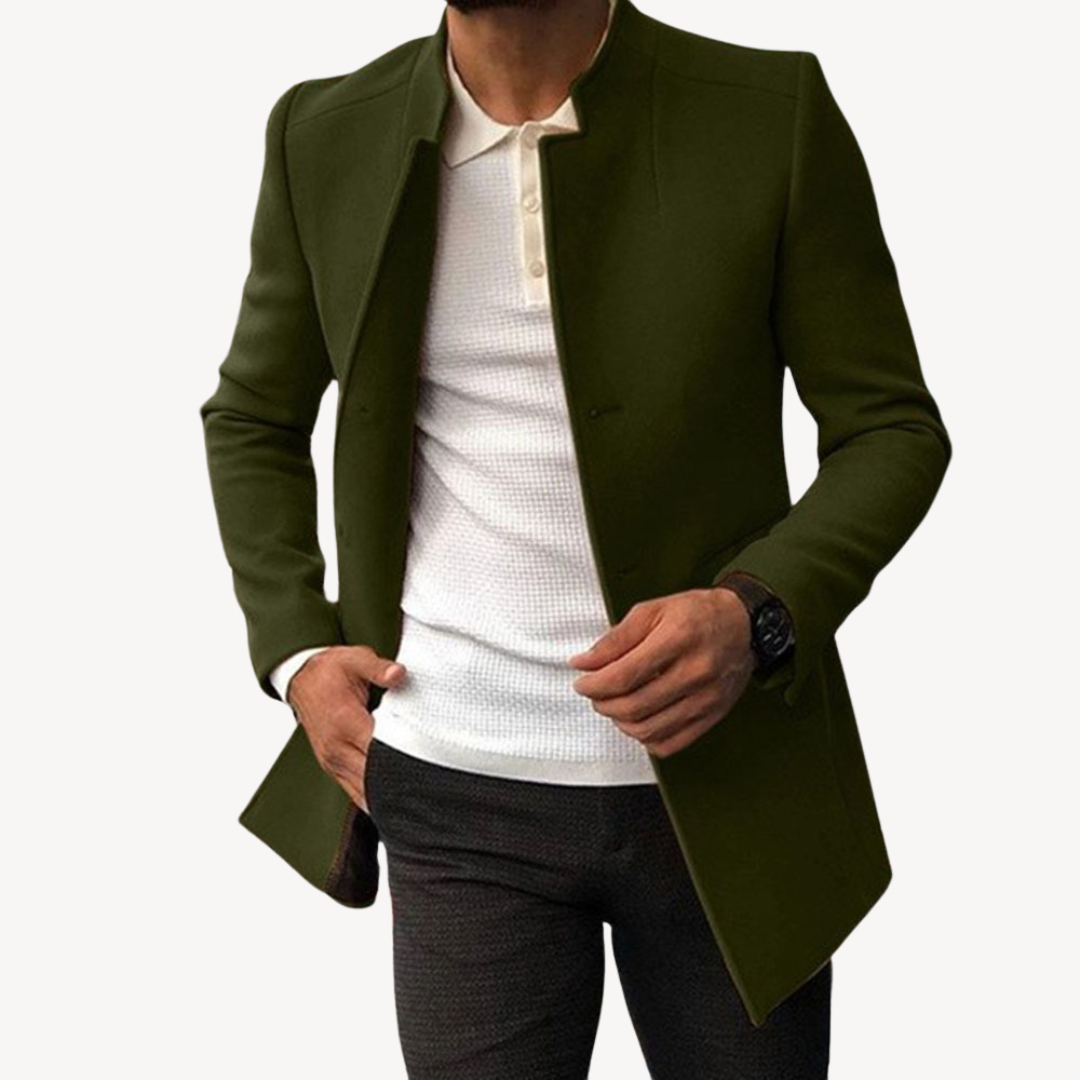 Men's Wool Coat – Slim Fit made of Wool Blend