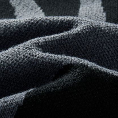 Herren Wollpullover – Strick mit Grafikmuster & Rundhals