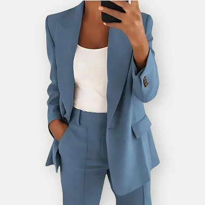Hosenanzug Damen – Blazer & Stoffhose Set für Büro & Anlassmode