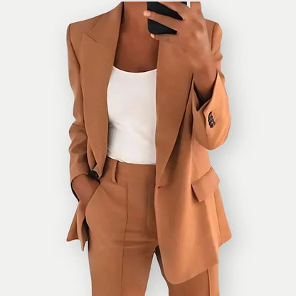 Hosenanzug Damen – Blazer & Stoffhose Set für Büro & Anlassmode