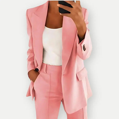 Hosenanzug Damen – Blazer & Stoffhose Set für Büro & Anlassmode