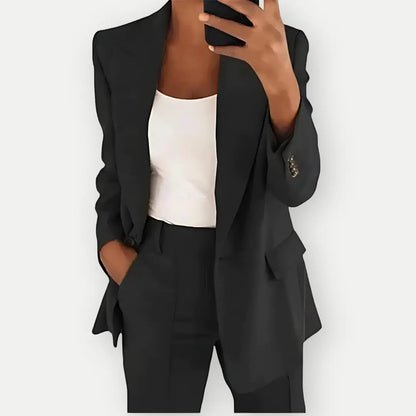 Hosenanzug Damen – Blazer & Stoffhose Set für Büro & Anlassmode