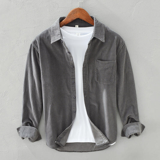 Johannes | Retro Men's Cord Shirt | Elegant, versatile & comfortable