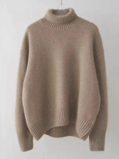Women's Cashmere Turtleneck Sweater – Soft Winter Sweater