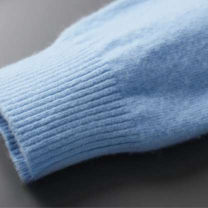 Kaschmir Strickjacke Herren – V-Ausschnitt & Knopfleiste leicht