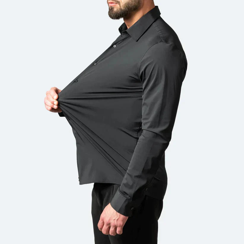 Levi | Knitterfreies Stretch-Komforthemd für Herren – Elegant, Pflegeleicht & Vielseitig