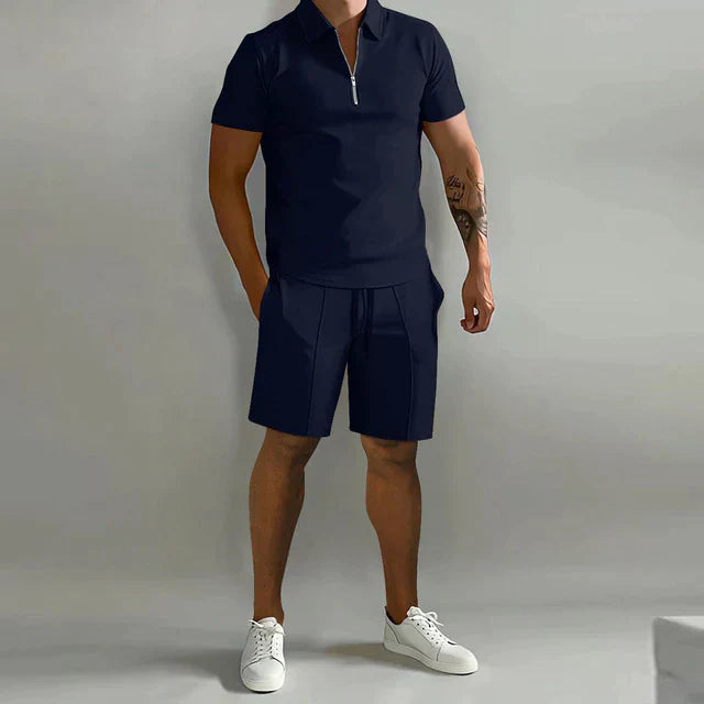 Luxuriöses Polo- und Shorts-Sommer-Set für Herren | Elegant, stilvoll & komfortabel