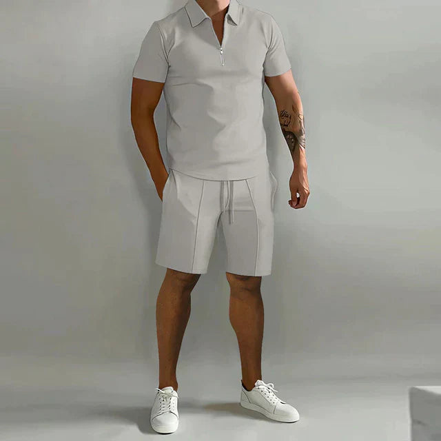 Luxuriöses Polo- und Shorts-Sommer-Set für Herren | Elegant, stilvoll & komfortabel