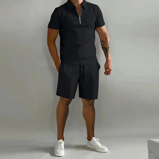 Luxuriöses Polo- und Shorts-Sommer-Set für Herren | Elegant, stilvoll & komfortabel