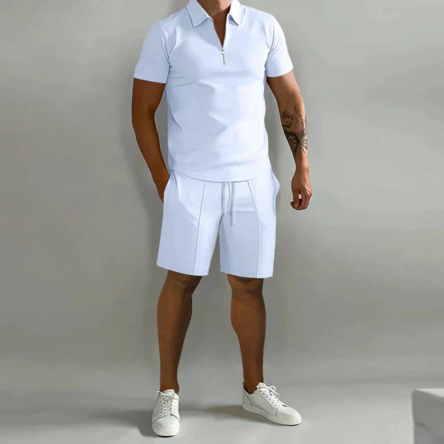 Luxuriöses Polo- und Shorts-Sommer-Set für Herren | Elegant, stilvoll & komfortabel