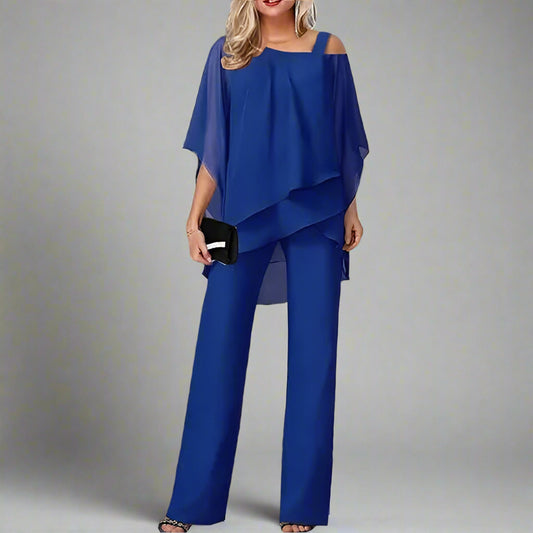 Luxus Chiffon Set für Damen | Elegantes Set für Festliche Abende