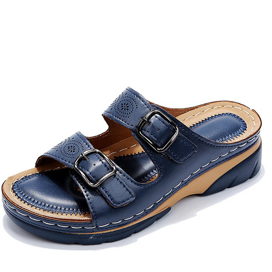 Lyla Orthopädische Ledersandalen | Bequeme Sandalen für Den Sommer