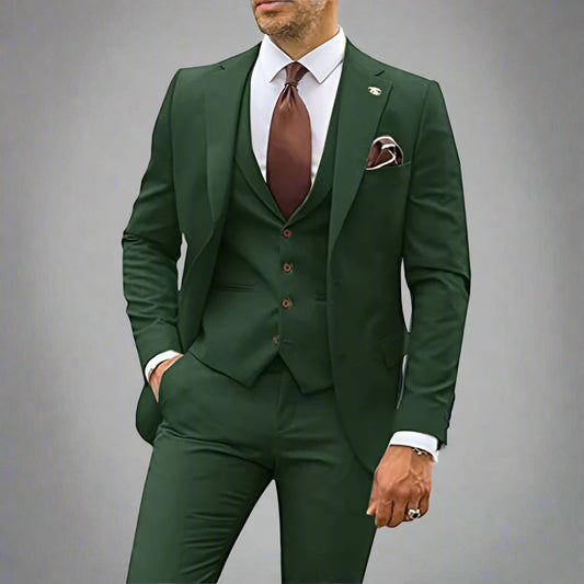 Maximilian | Herren-Dreiteiler im Slim-Fit – modern, elegant und vielseitig