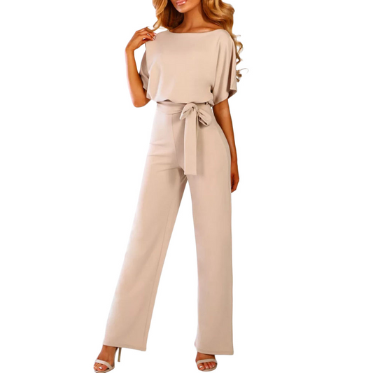 Monika | Casual Women's Jumpsuit with Belt | Stylish, Comfortable & Versatile