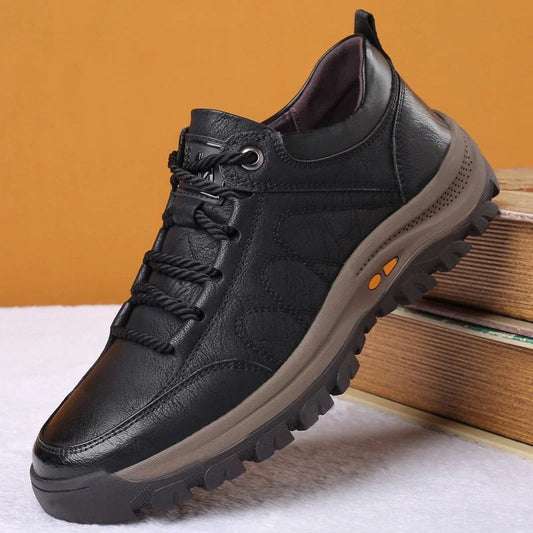 Orthopädische Herren-Lederschuhe | Komfortschuhe aus Echtleder mit stützender Sohle