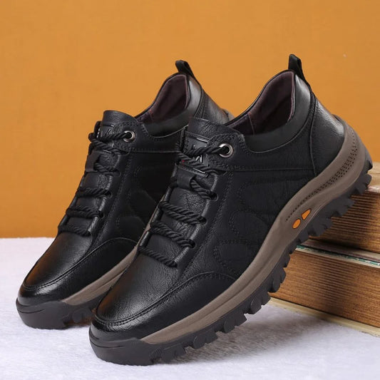 Orthopädische Herren-Lederschuhe | Komfortschuhe aus Echtleder mit stützender Sohle