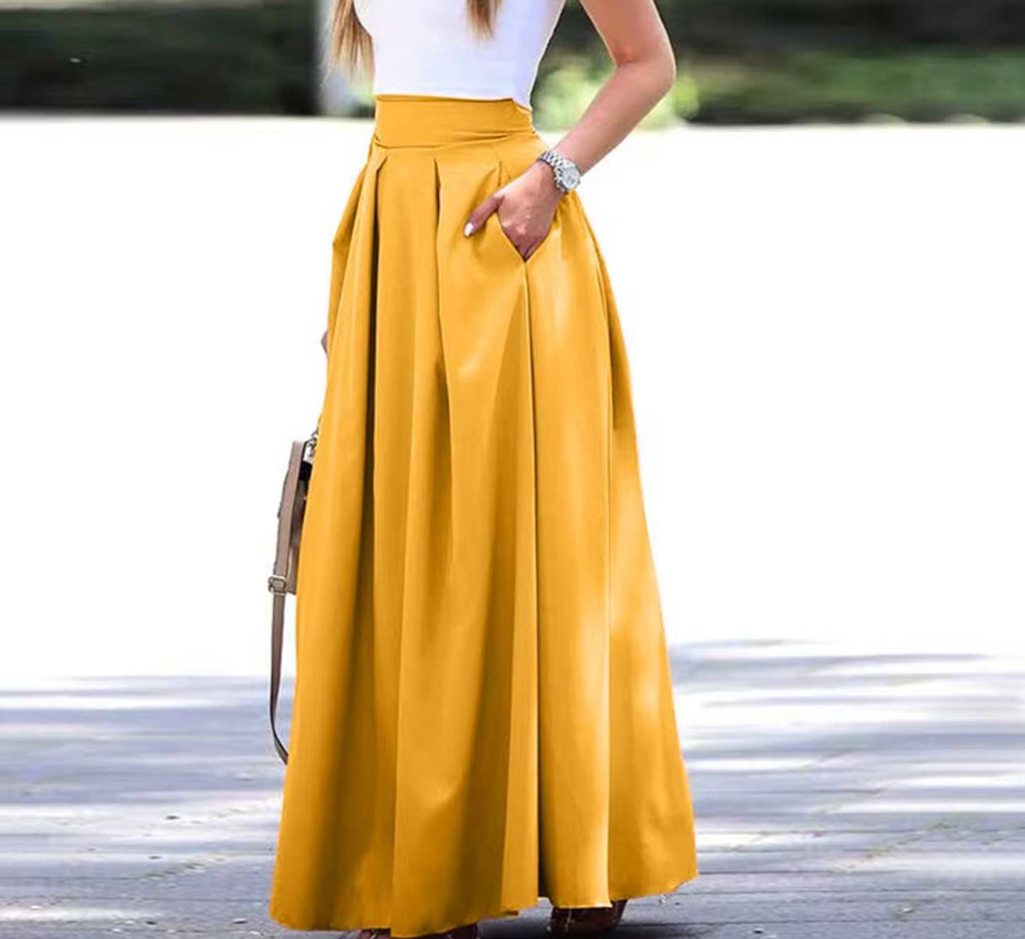 Sadira | Eleganter, plissierter Damenrock | Leicht, atmungsaktiv & vielseitig