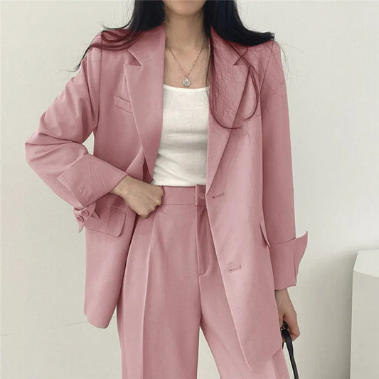 Selma | Eleganter Damen-Zweiteiler mit Blazer und Hose für stilvolle Anlässe